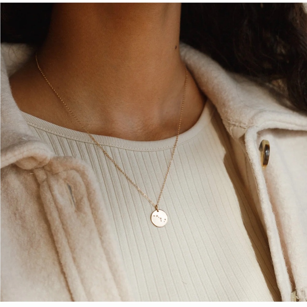 GLDN Capricorn Zodiac Constellation Necklace - Picture 2 of 9